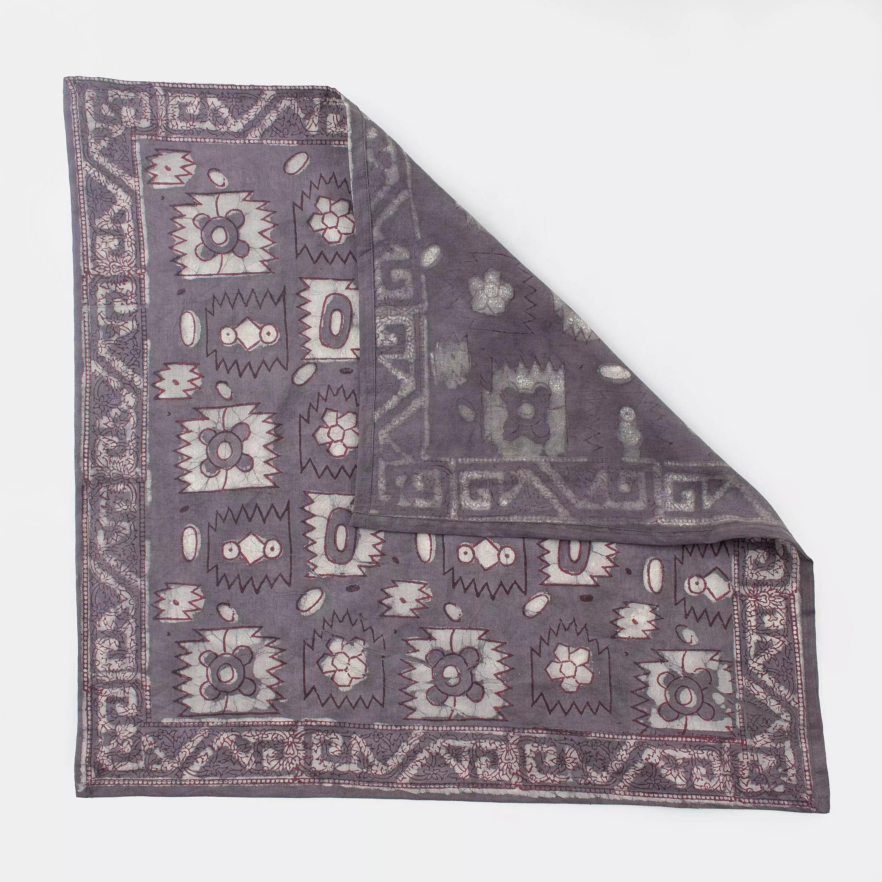 Breathable Hand Block Print Cotton Bandana for Men Nad Women 584